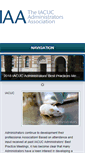 Mobile Screenshot of iacucaa.org